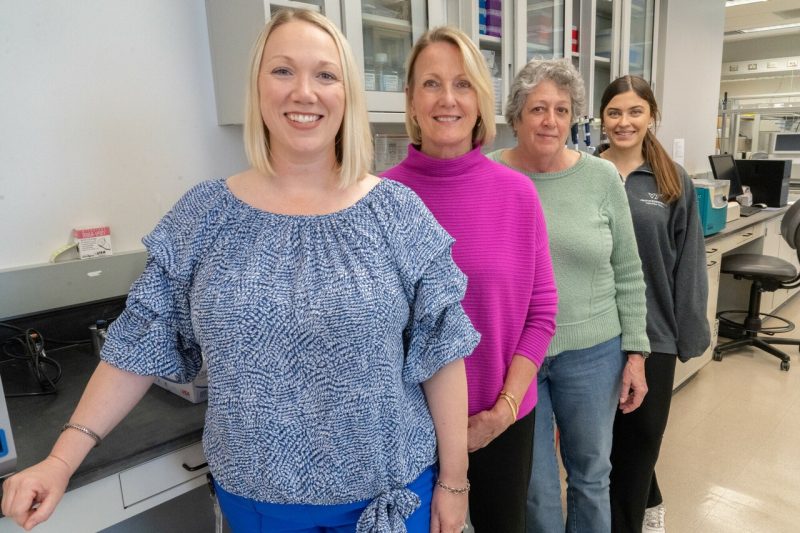  The Genomics Sequencing Center team members. Photo by Clark DeHart for Virginia Tech.